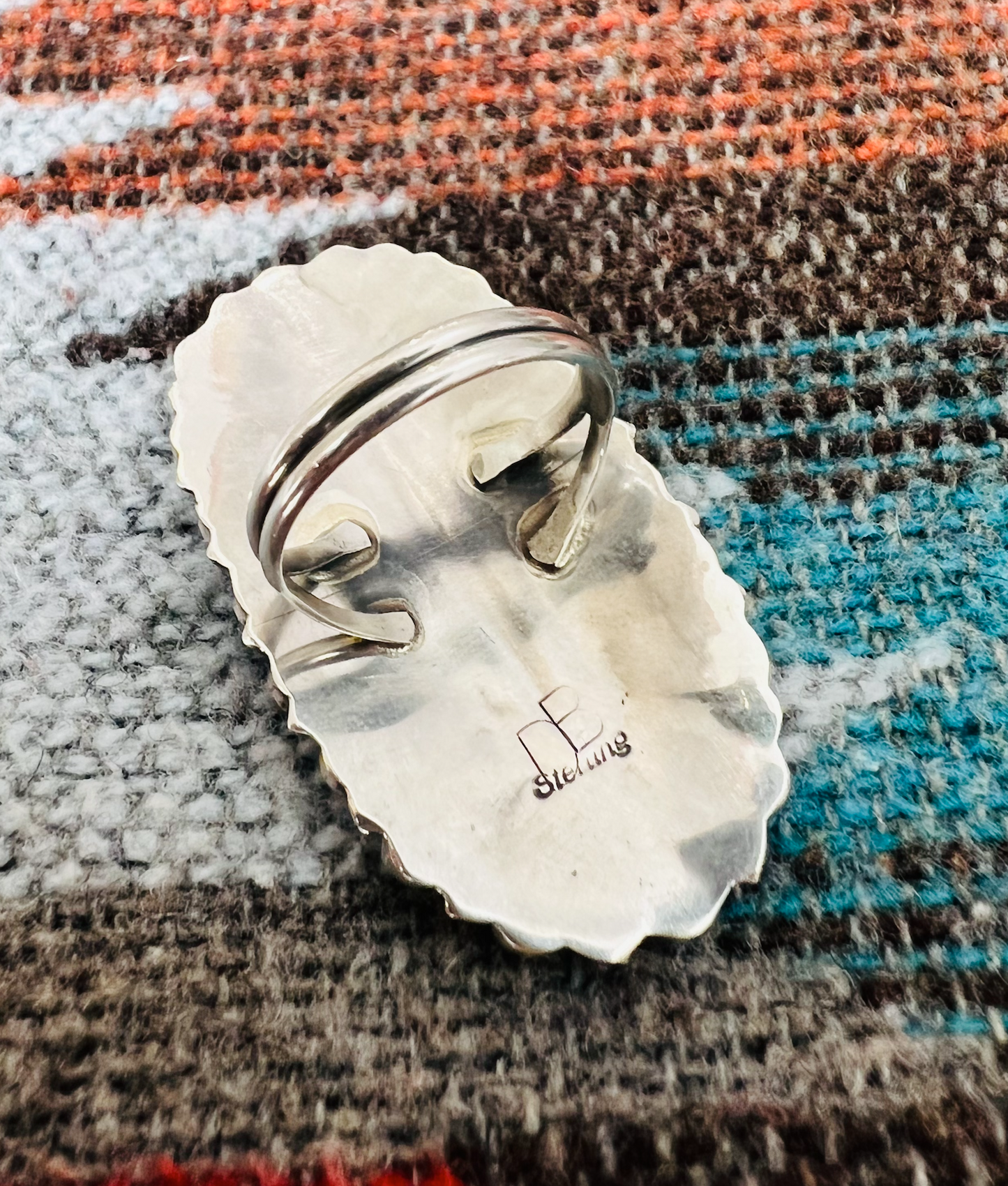 White Buffalo Cluster Ring (Size 8)