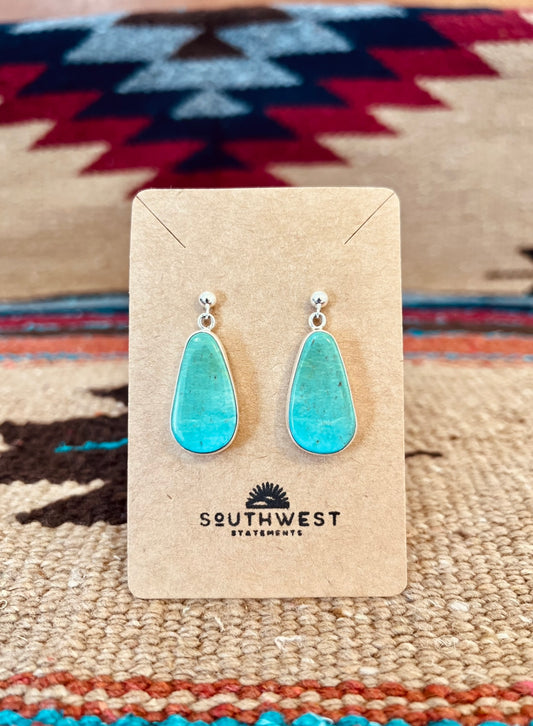 Royston Turquoise Drop Earrings