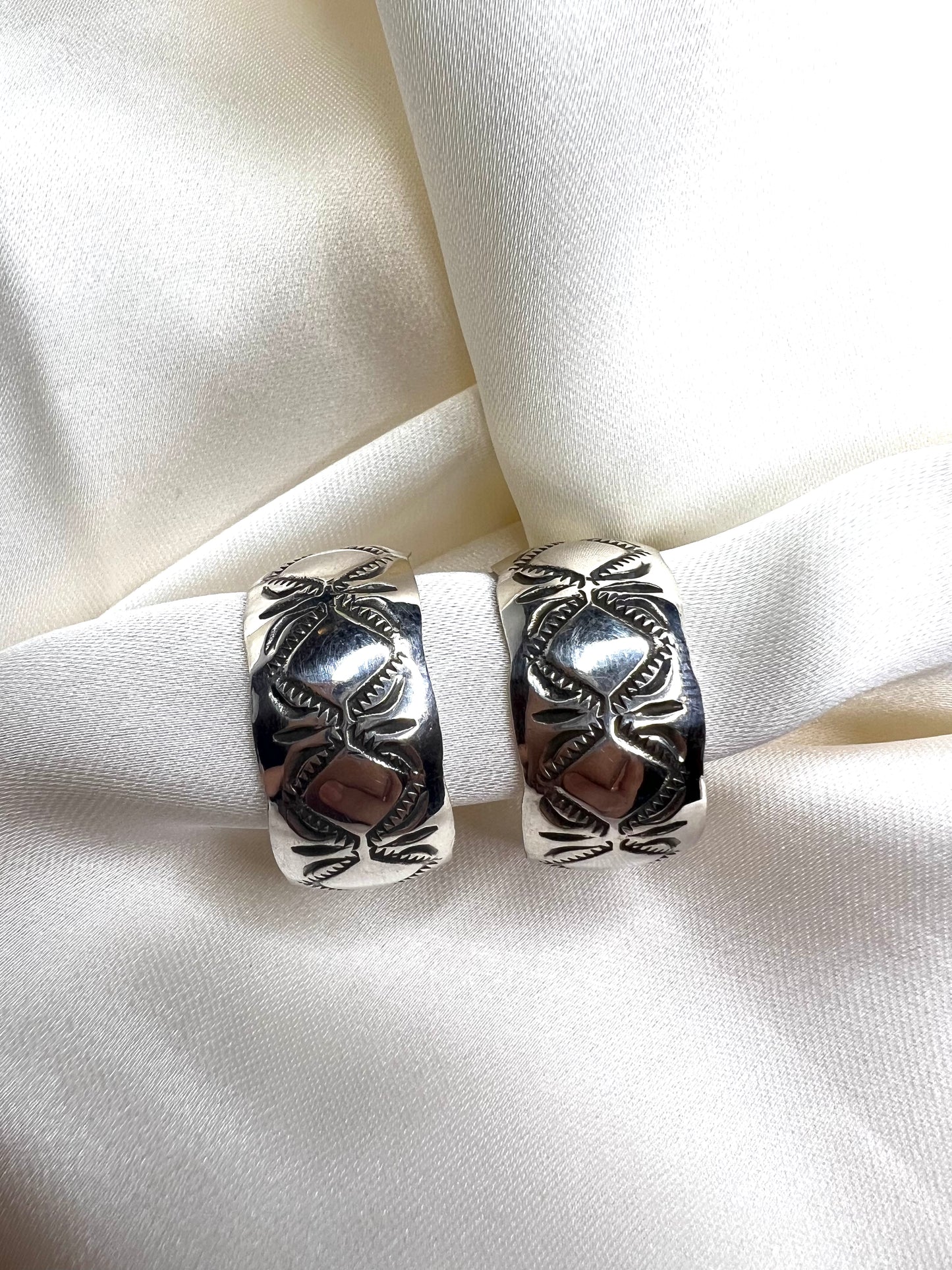 Silver Navajo Earrings