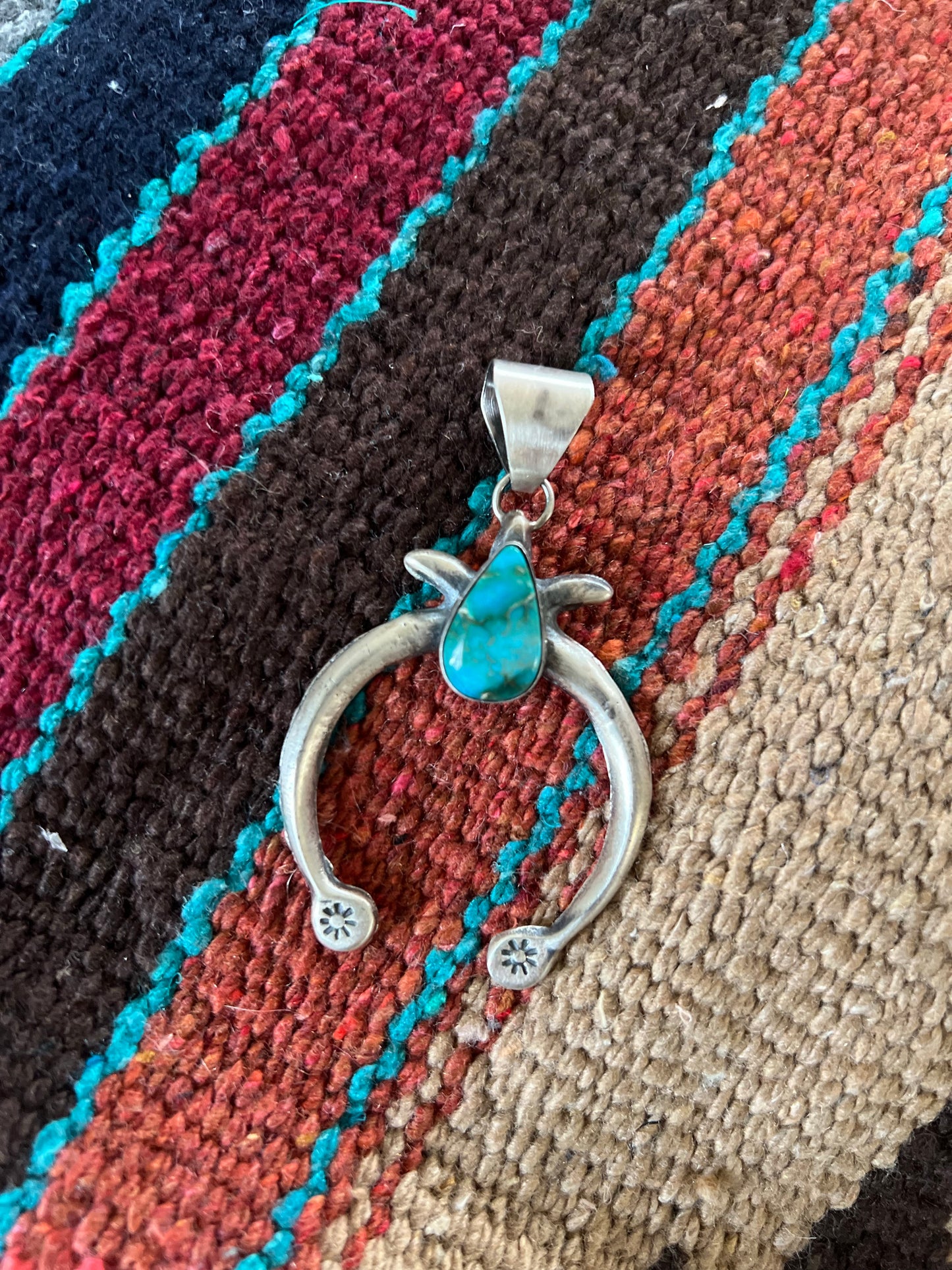 Blue Ridge Turquoise Naja Pendant