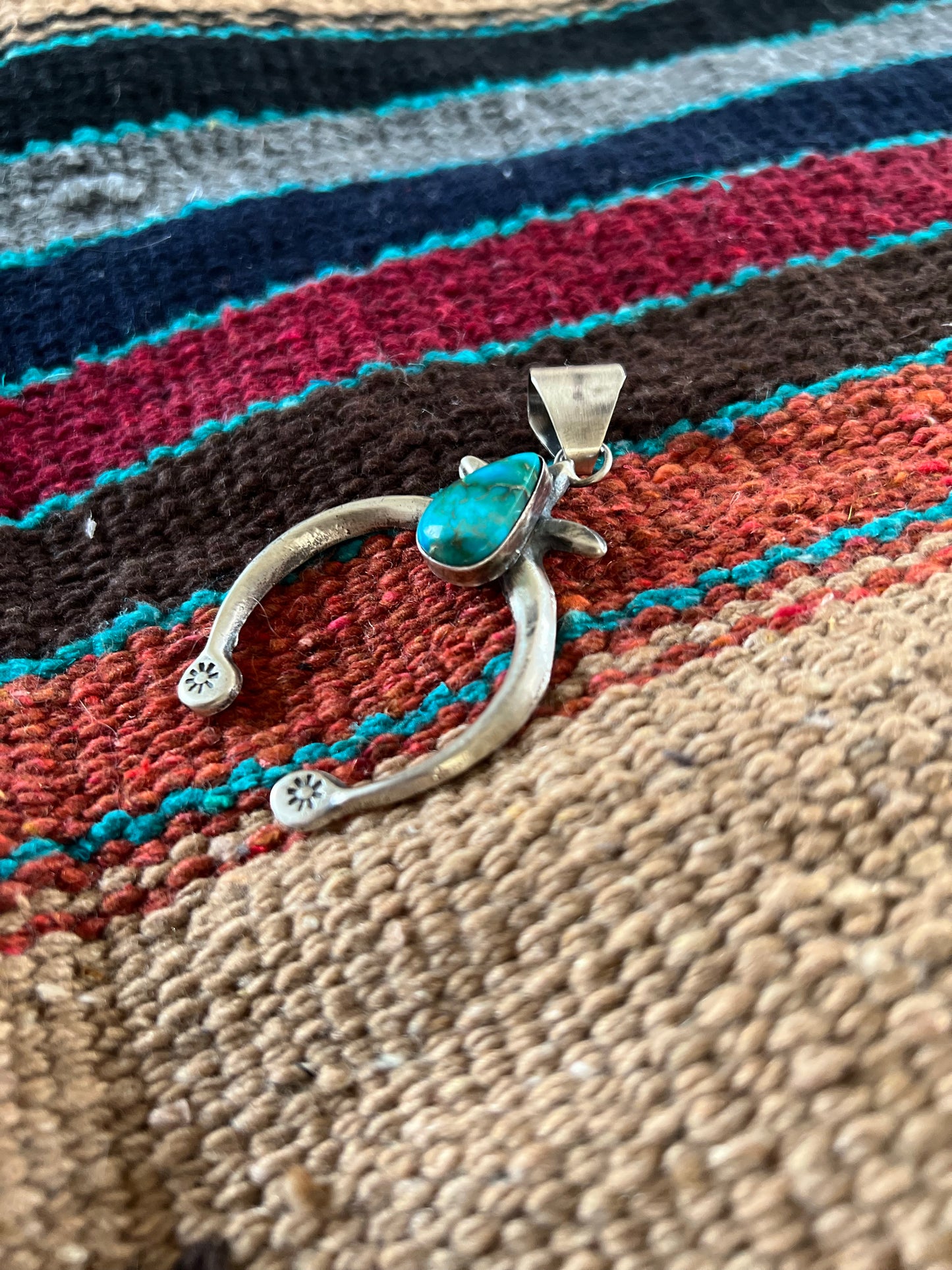 Blue Ridge Turquoise Naja Pendant