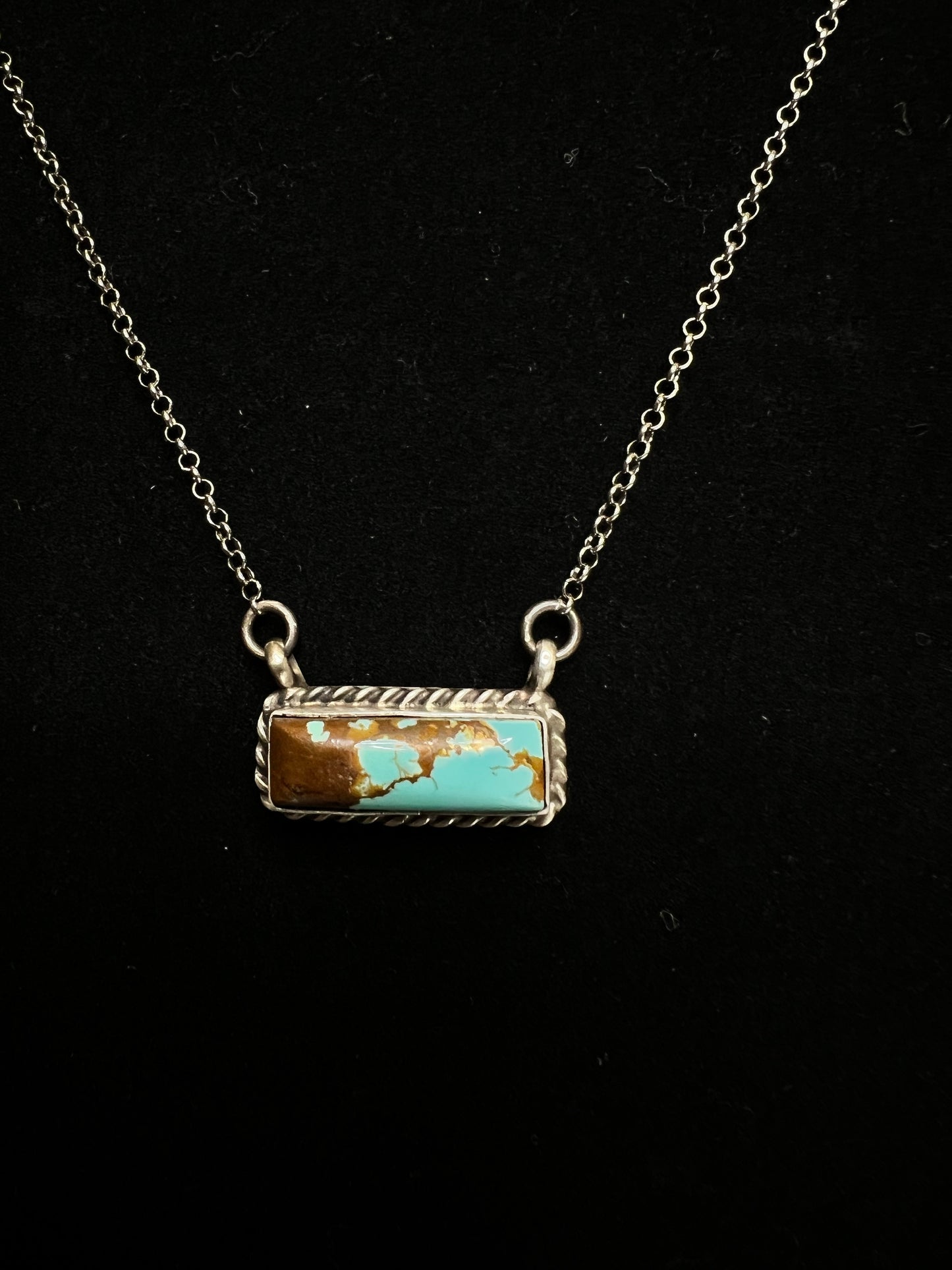 Small Bar Necklace (Different Stone Options)